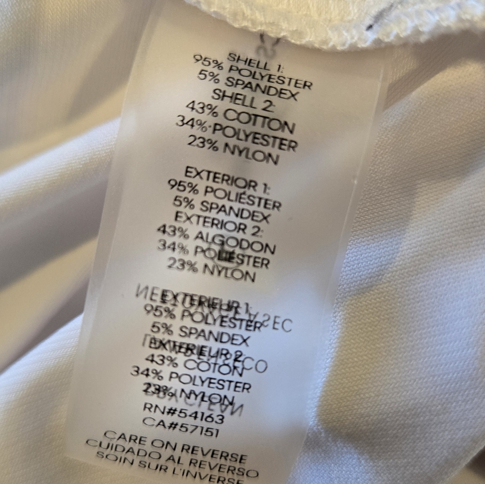 Calvin Klein White Lace Accent Tank Top - Picture 7 of 8